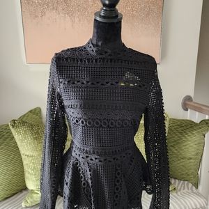 Endless Rose Peplum Top NWT